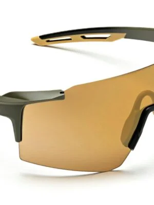 Modern stylish black sports eyewear designed for outdoor activities and protection. Modern stylish classic black sports bike sun glasses with blue lenses. Full depth of view.
